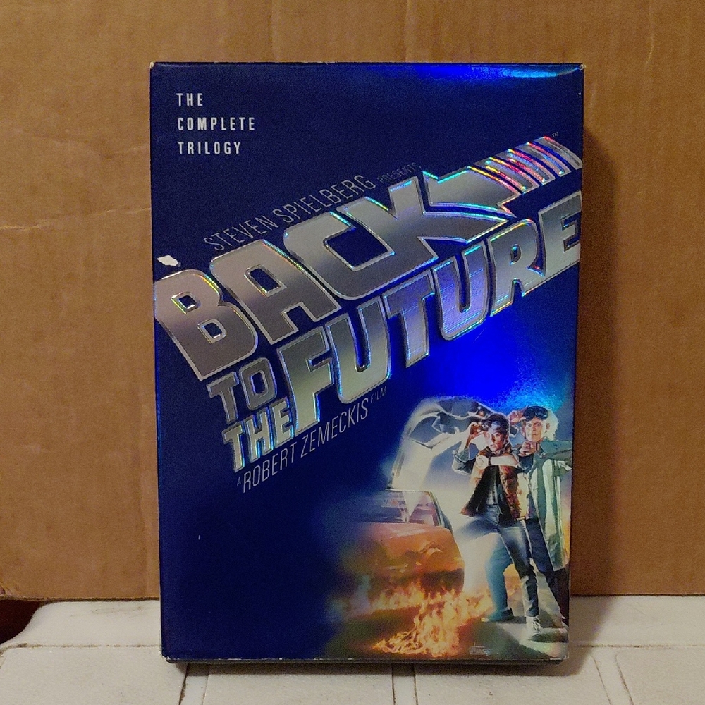 Universal Back to the Future Trilogy Blu-ray - Blue and Silver